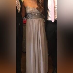 Elegant Cream Maxi Dress